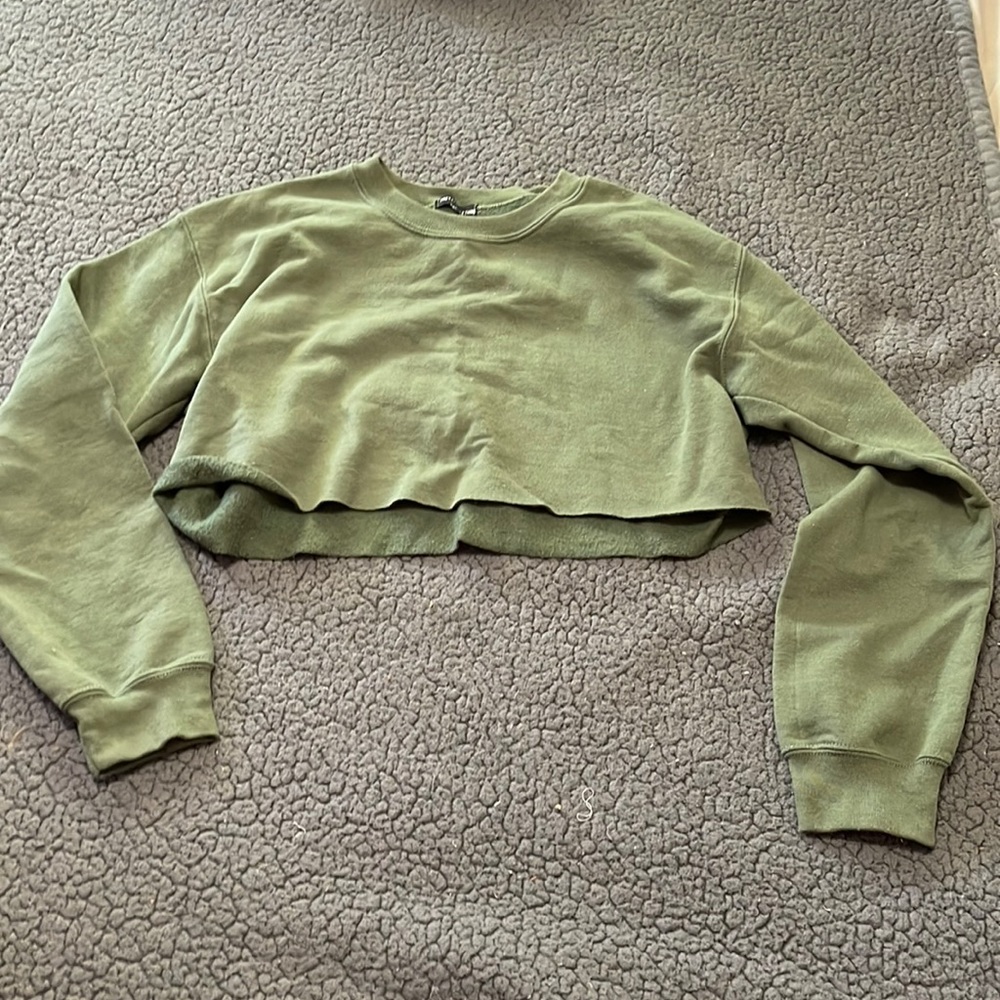 Cropped sweatshirt